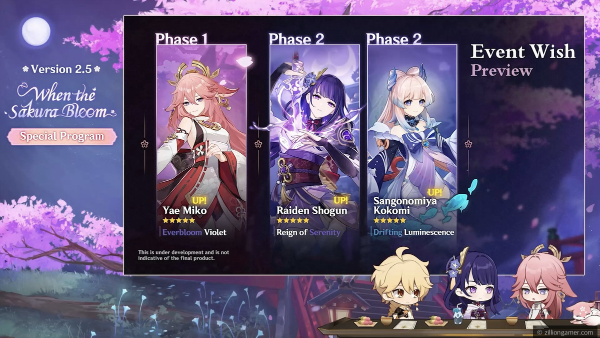 New characters and banners including Yae Miko and